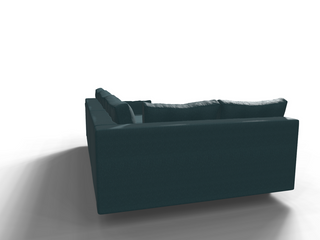 Coltar extensibil Morgan park 3 fara insula, la comanda, 100+ culori, cu picioare