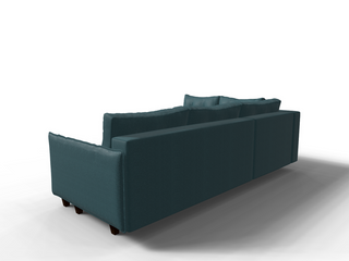 Coltar extensibil Morgan park 3 fara insula, la comanda, 100+ culori, cu picioare