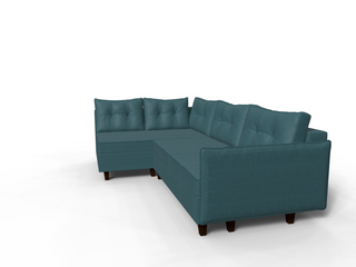 Coltar extensibil Morgan park 3 fara insula, la comanda, 100+ culori, cu picioare