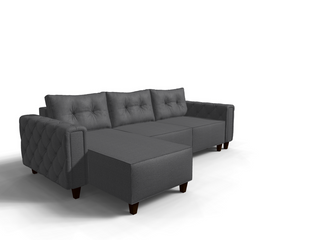 Coltar extensibil Mylah park 2, la comanda, 100+ culori, cu picioare