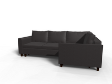 Coltar extensibil Nina colt park cu cotiera, la comanda, 100+ culori, cu picioare