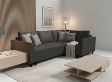 Coltar extensibil Nina colt park cu cotiera, la comanda, 100+ culori, cu picioare - SofaMix.ro