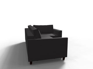 Coltar extensibil Nina colt park cu cotiera, la comanda, 100+ culori, cu picioare