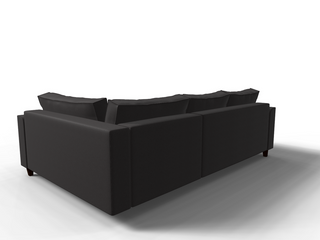 Coltar extensibil Nina colt park cu cotiera, la comanda, 100+ culori, cu picioare