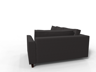 Coltar extensibil Nina colt park cu cotiera, la comanda, 100+ culori, cu picioare