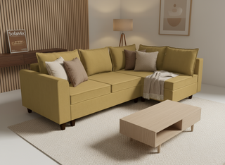 Coltar extensibil Payton park 3 fara insula, la comanda, 100+ culori, cu picioare