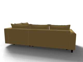 Coltar extensibil Payton park 3 fara insula, la comanda, 100+ culori, cu picioare