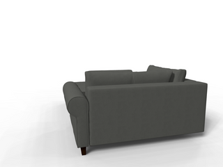 Coltar extensibil Peyton colt park cu cotiera, la comanda, 100+ culori, cu picioare – 360°