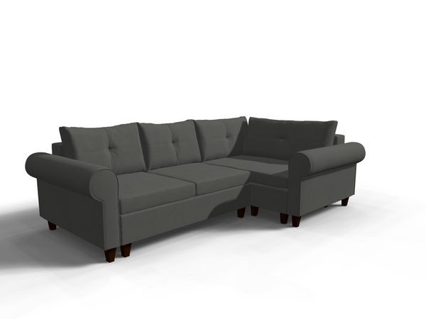 Coltar extensibil Peyton colt park cu cotiera, la comanda, 100+ culori, cu picioare