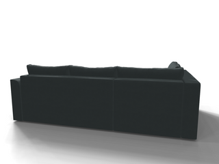 Coltar extensibil Poppy park 3 fara insula, la comanda, 100+ culori