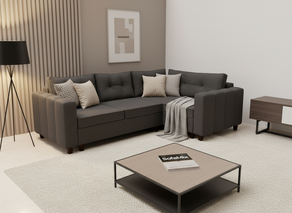 Coltar extensibil Presley colt park cu cotiera, la comanda, 100+ culori, cu picioare