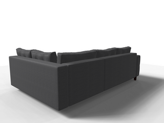 Coltar extensibil Reyna park 3 fara insula, la comanda, 100+ culori, cu picioare