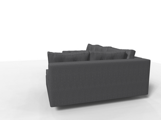 Coltar extensibil Reyna park 3 fara insula, la comanda, 100+ culori, cu picioare