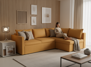 Coltar extensibil Riley park 3 fara insula, la comanda, 100+ culori