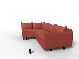 Coltar extensibil Rosemary park 3 fara insula, la comanda, 100+ culori, cu picioare – 360°