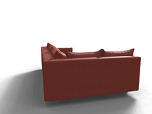 Coltar extensibil Rosemary park 3 fara insula, la comanda, 100+ culori, cu picioare