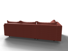 Coltar extensibil Rosemary park 3 fara insula, la comanda, 100+ culori, cu picioare