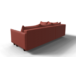 Coltar extensibil Rosemary park 3 fara insula, la comanda, 100+ culori, cu picioare