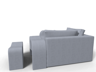 Coltar extensibil Siena colt park cu cotiera, la comanda, 100+ culori – 360°