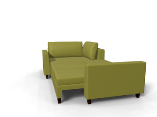 Coltar extensibil Skye colt park cu cotiera, la comanda, 100+ culori, cu picioare – 360°