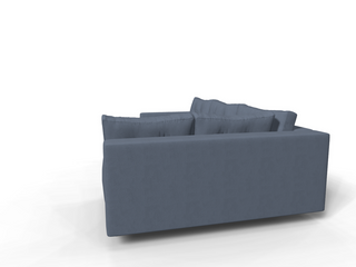 Coltar extensibil Sofia park 3 fara insula, la comanda, 100+ culori, cu picioare – 360°