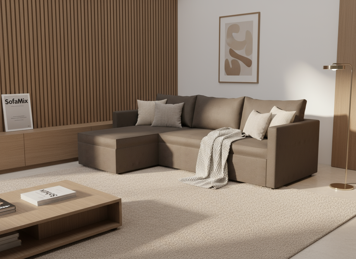 Coltar extensibil Stella park 2, la comanda, 100+ culori - SofaMix.ro