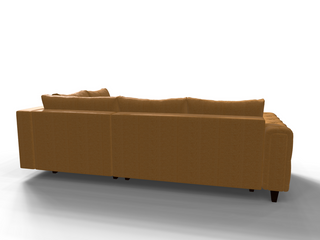 Coltar extensibil Stephanie park 3 fara insula, la comanda, 100+ culori, cu picioare