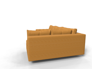 Coltar extensibil Stephanie park 3 fara insula, la comanda, 100+ culori, cu picioare