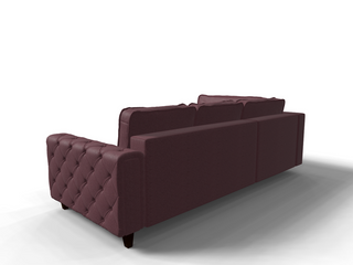 Coltar extensibil Zahra colt park cu cotiera, la comanda, 100+ culori, cu picioare