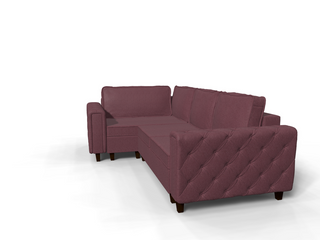 Coltar extensibil Zahra colt park cu cotiera, la comanda, 100+ culori, cu picioare