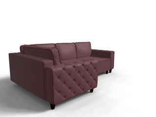 Coltar extensibil Zahra colt park cu cotiera, la comanda, 100+ culori, cu picioare