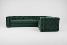 Coltar Extensibil Chesterfield Studio, dimensiune pe comanda, peste 100 culori disponibile