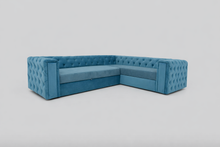 Coltar Extensibil Chesterfield Studio, dimensiune pe comanda, peste 100 culori disponibile