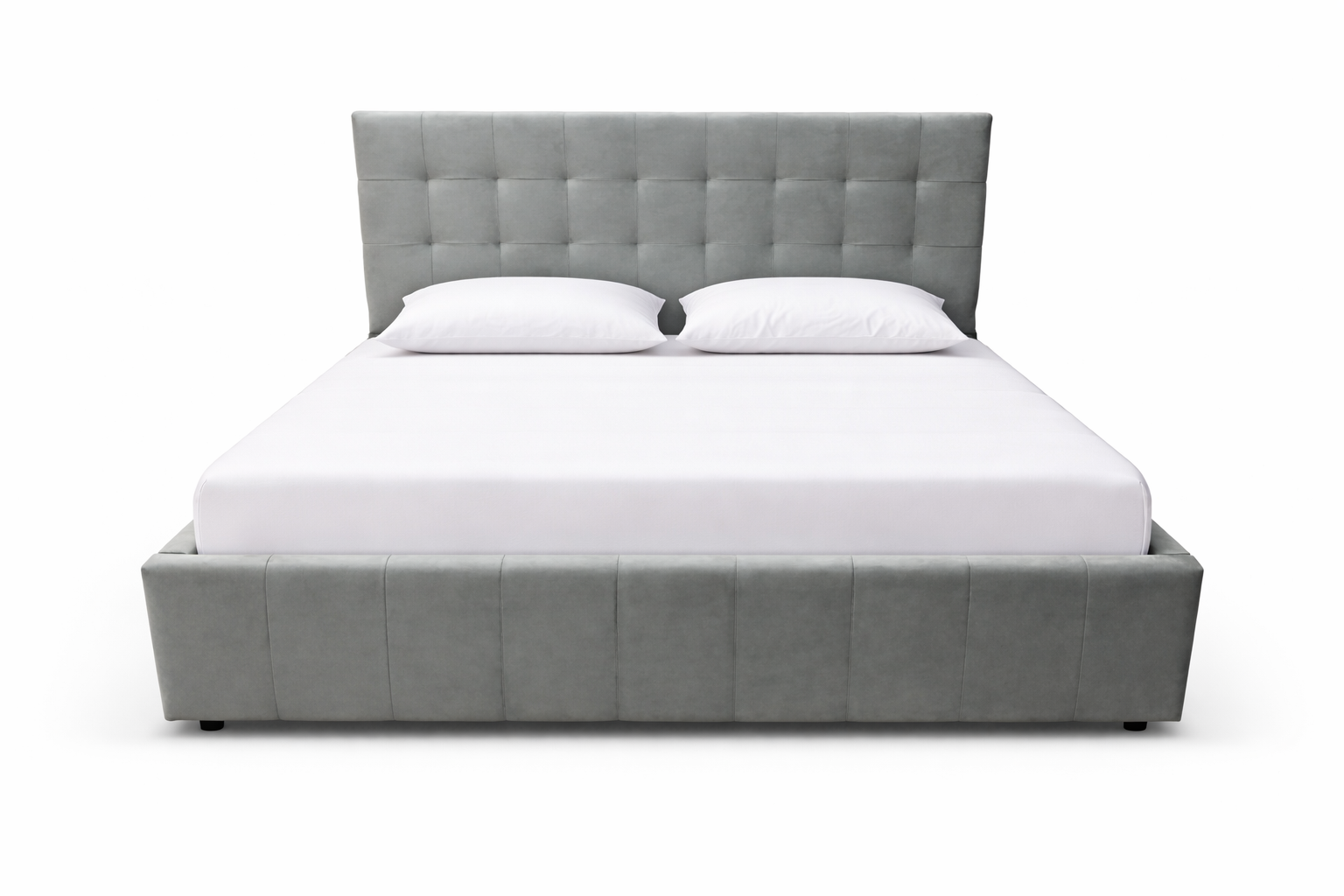 Pat tapițat cu ladă depozitare Della