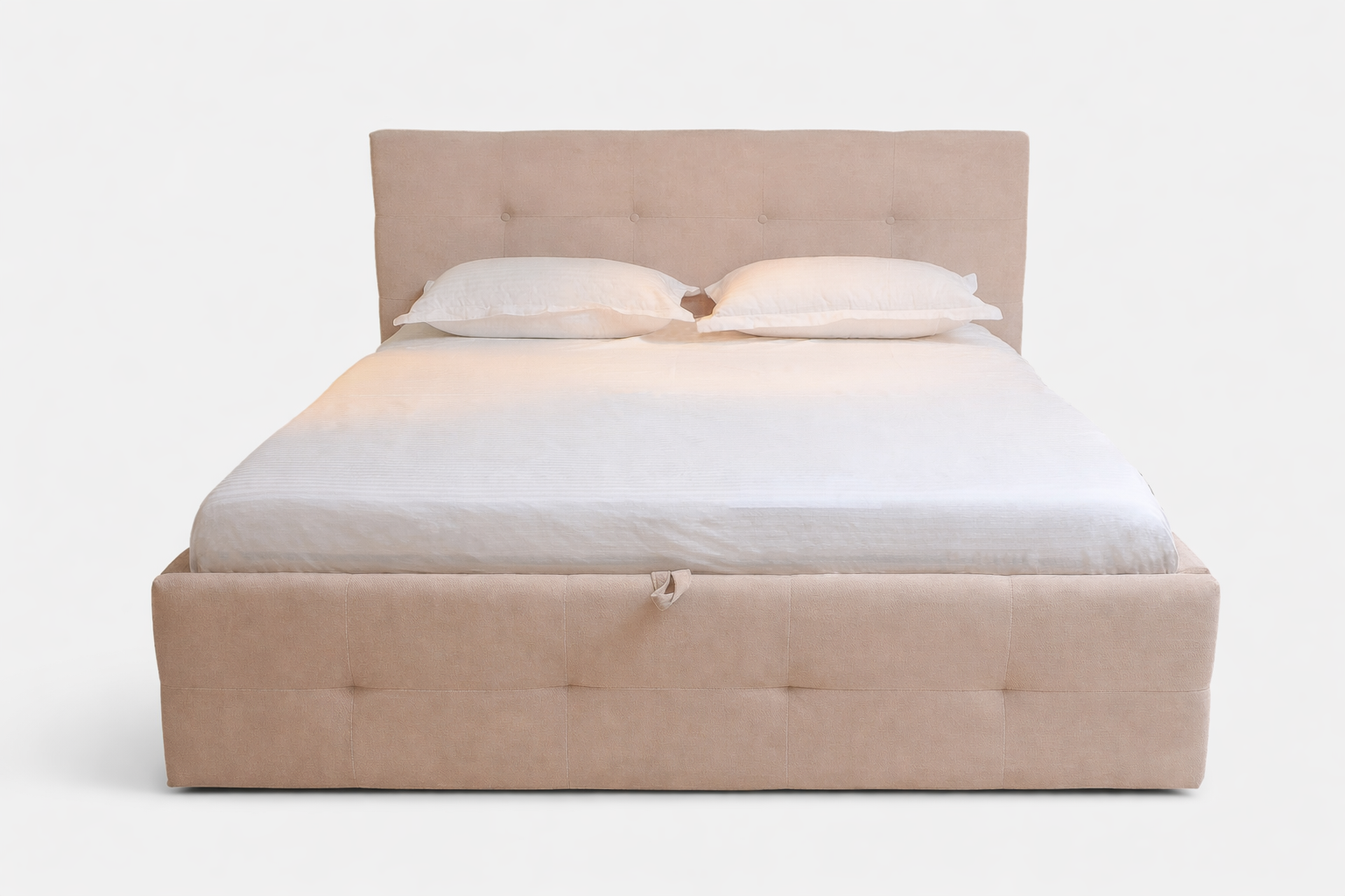 Pat tapițat cu ladă depozitare Iris