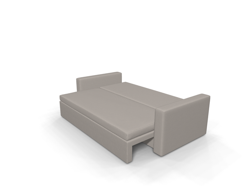Canapea extensibila Marburg, 3 locuri, lada depozitare, peste 100 culori disponibile, dimensiune pe comanda de la 210x95cm