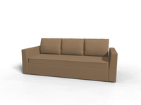 Canapea extensibila Prim, 3 locuri,  peste 100 culori disponibile, dimensiune pe comanda de la 210x95cm