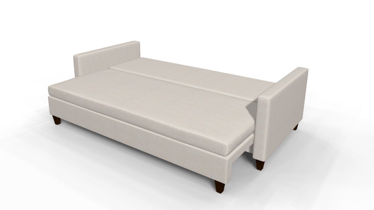 Canapea extensibila Alto, 3 locuri, lada depozitare, peste 100 culori disponibile, dimensiune pe comanda de la 210x95cm