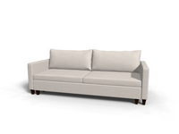 Canapea extensibila Park, 3 locuri, lada depozitare, peste 100 culori disponibile, dimensiune pe comanda de la 210x95cm