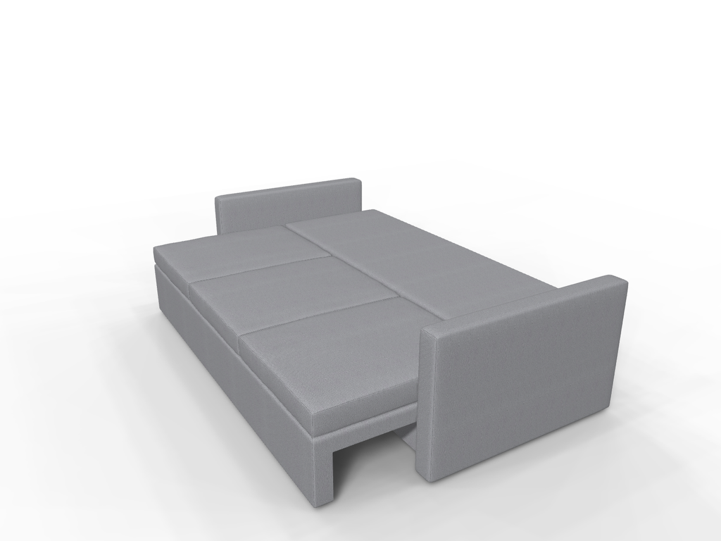 Canapea extensibila Lima, 3 locuri, lada depozitare, peste 100 culori disponibile, dimensiune pe comanda de la 210x95cm