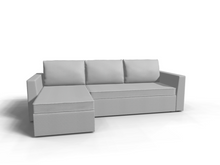 Coltar extensibil cu sezlong Prim, dimensiune pe comanda, peste 100 culori disponibile - SofaMix.ro