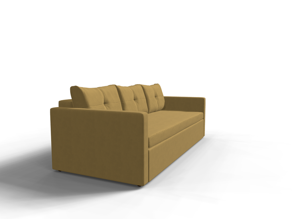 Canapea extensibila Echo, 3 locuri, peste 100 culori disponibile, dimensiune pe comanda de la 210x95cm