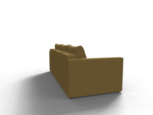 Canapea extensibila Echo, 3 locuri, peste 100 culori disponibile, dimensiune pe comanda de la 210x95cm - SofaMix.ro