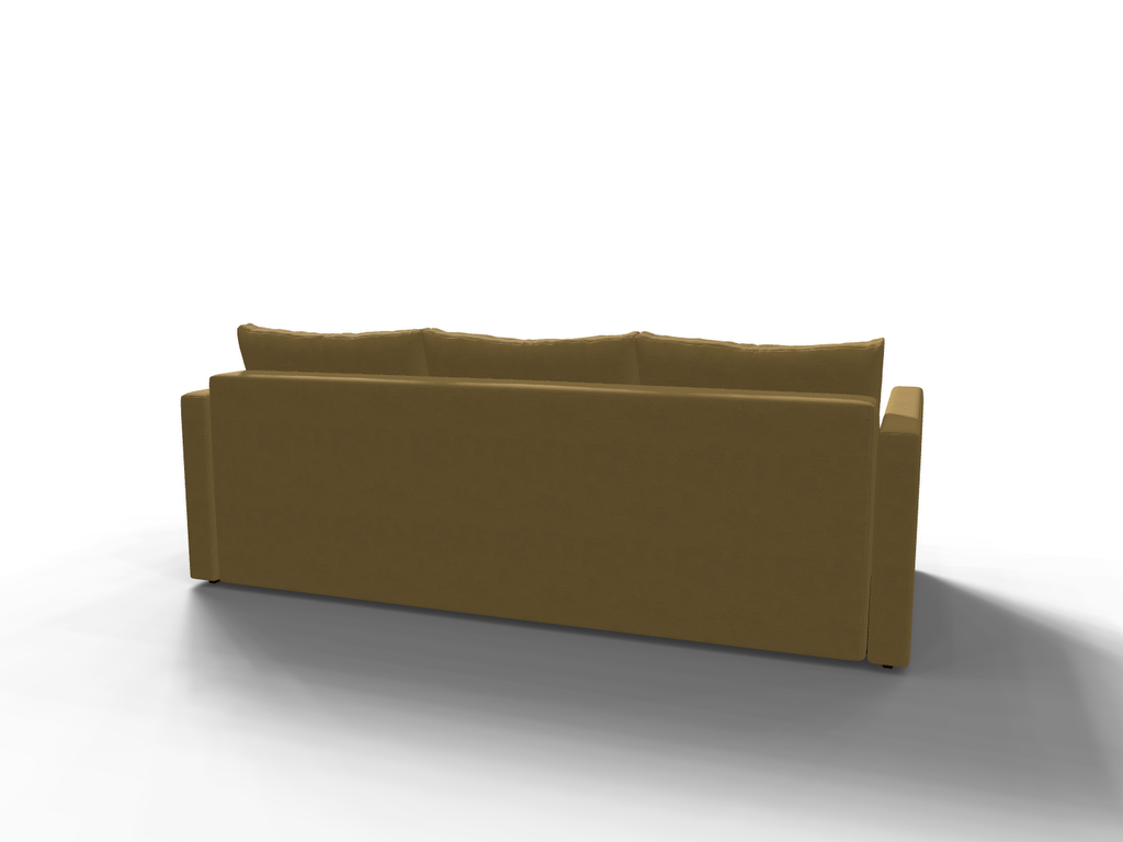 Canapea extensibila Echo, 3 locuri, peste 100 culori disponibile, dimensiune pe comanda de la 210x95cm