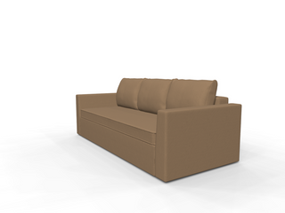 Canapea extensibila Prim, 3 locuri,  peste 100 culori disponibile, dimensiune pe comanda de la 210x95cm