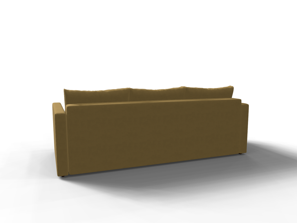 Canapea extensibila Echo, 3 locuri, peste 100 culori disponibile, dimensiune pe comanda de la 210x95cm