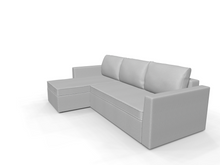 Coltar extensibil cu sezlong Prim, dimensiune pe comanda, peste 100 culori disponibile - SofaMix.ro