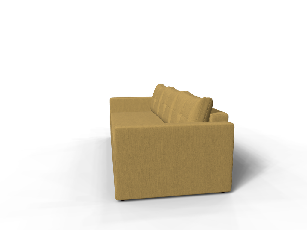 Canapea extensibila Echo, 3 locuri, peste 100 culori disponibile, dimensiune pe comanda de la 210x95cm