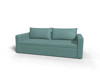 Canapea extensibila Falco, 3 locuri, peste 100 culori disponibile, dimensiune pe comanda de la 210x85cm