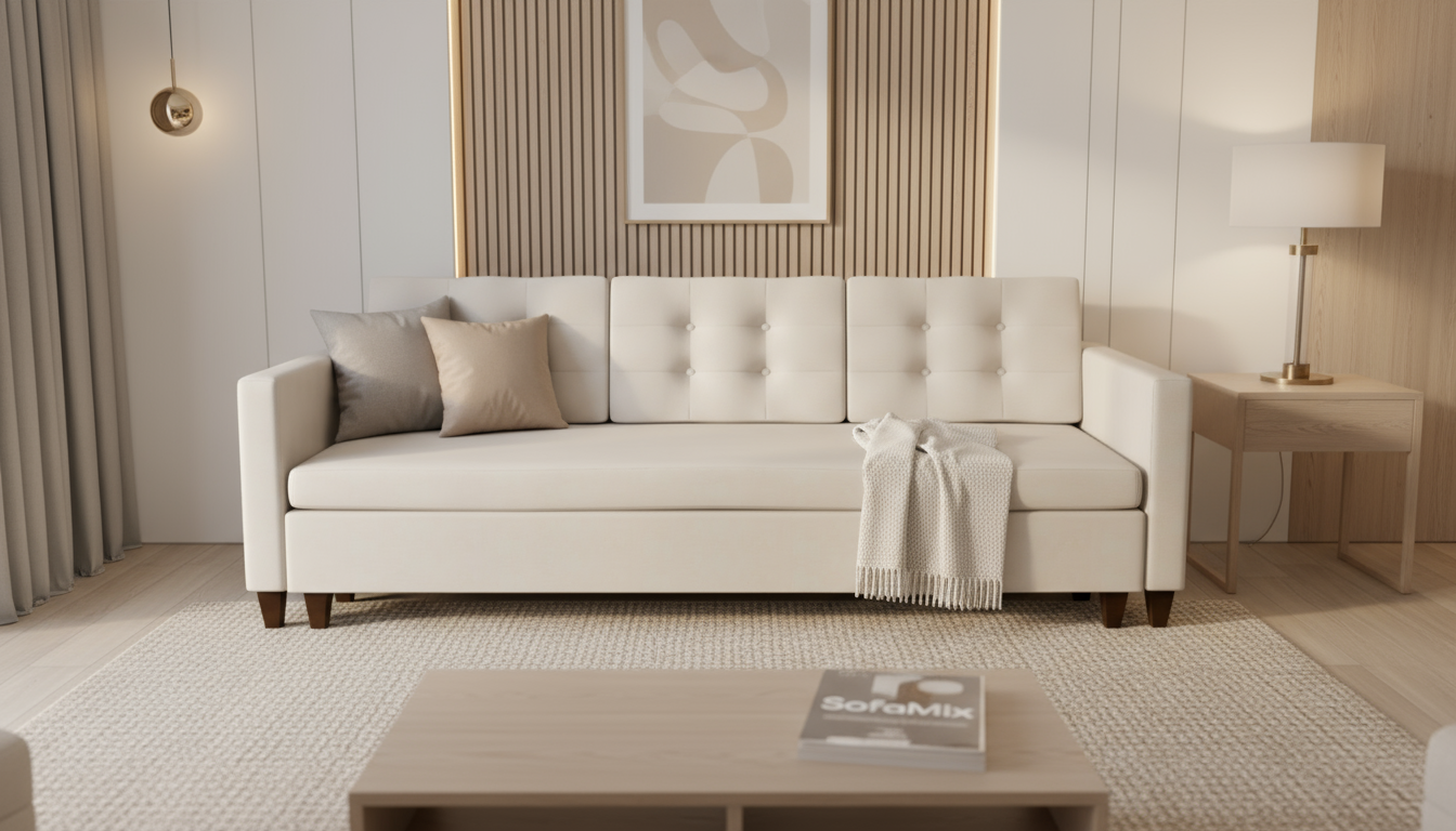 Canapea extensibila Alto, 3 locuri, lada depozitare, peste 100 culori disponibile, dimensiune pe comanda de la 210x95cm